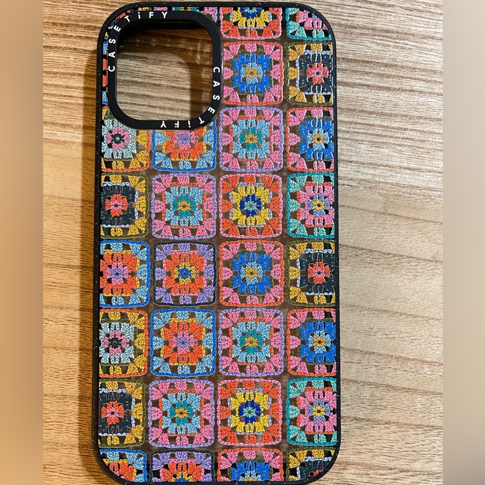 Casetify Crochet design iPhone 12 Pro Max case Lightly